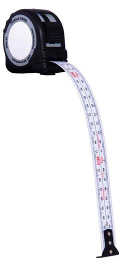 Tape Measure, flatback, 5 meter, metric story pole