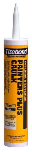 Titebond, painters plus caulk, antique white, 10.1 ounce