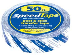 Speed Tape, 2-sided acrylic adhesive, 1" Inch x 50'
