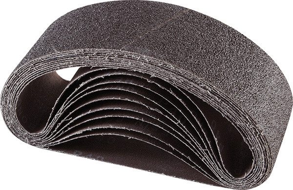 Portable Belt, 3" x 21", aluminum oxide, 40 grit, resin cloth, 10 per package