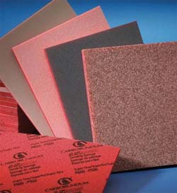 Sponge EZ Touch, 4 1/2" x 5 1/2" x 3/16", aluminum oxide, 320 grit
