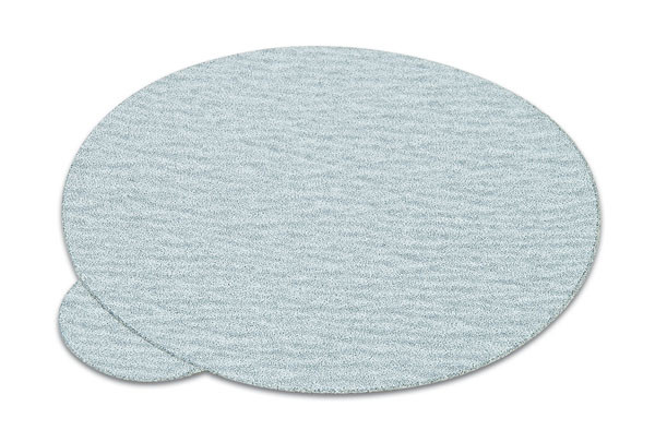 PSA disc, 6", no holes, silicon carbide, 180 grit, paper with tabs, 100 per package