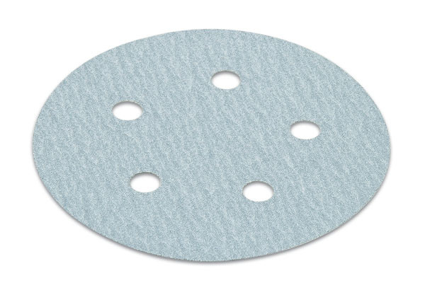 H&L disc, 5", 5 holes, silicon carbide, 320 grit, paper, 100 per package