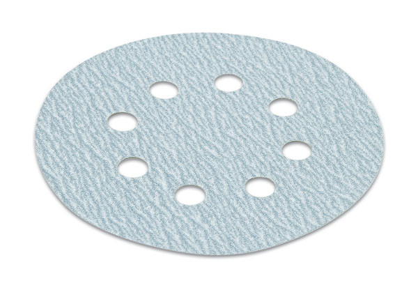 H&L disc, 5", 8 holes, silicon carbide, 220 grit, paper, 100 per package
