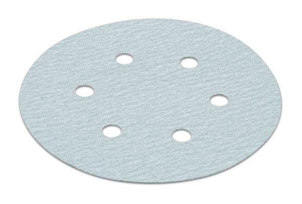 H&L disc, 6", 6 holes, silicon carbide, 80 grit, paper, 100 per package