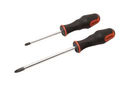 Screw Driver, pozi drive #3, hardened steel, magnetic tip, 260mm length