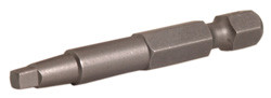 Driver Bit, standard, square drive #2, 1" length
