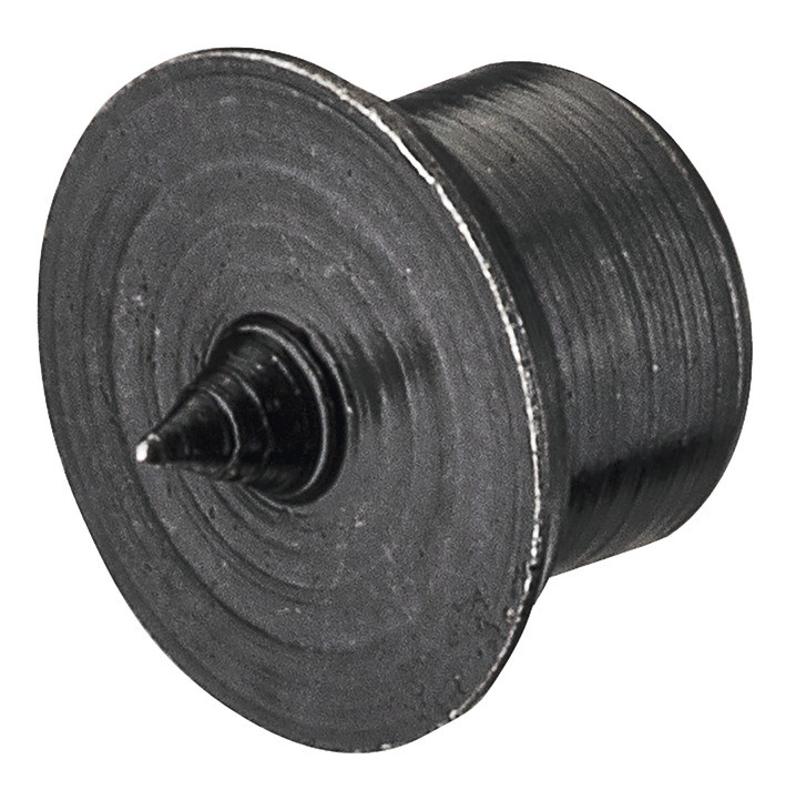 Dowel center point marker, for marking drill holes for two-piece dowel connectors and dowels Steel, burnished