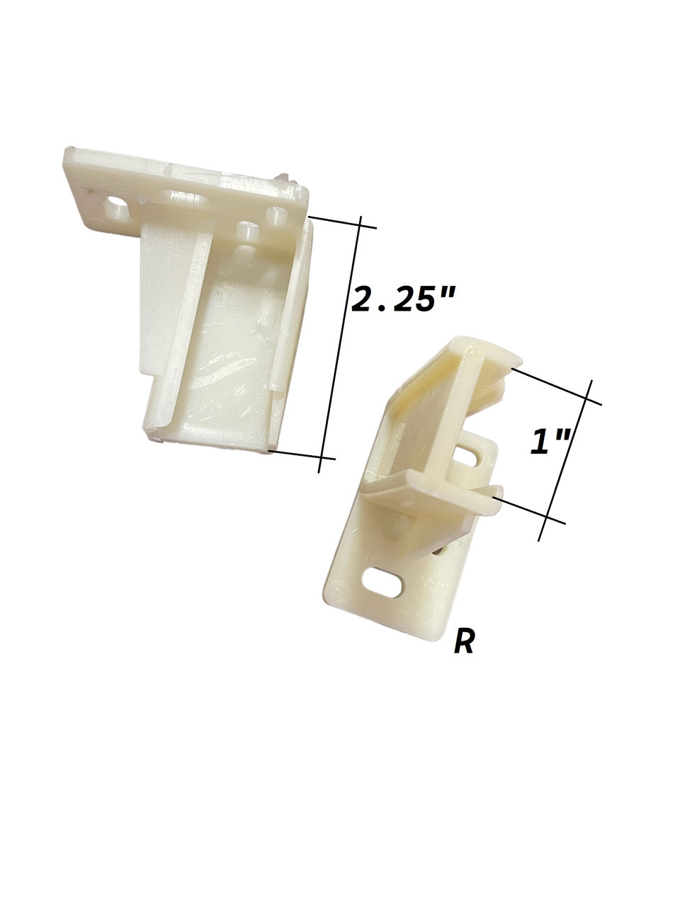 Grass Epoxy Slide Rear Mounting Sockets, Brackets, Mounting Brackets, Adjustable, White, GF6600 and R 100564 or 100560