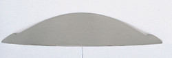 Handle, steel, stainless steel, M4, center to center 128mm