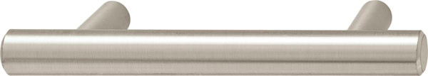 Handle, steel, stainless steel, M4, center to center 76mm
