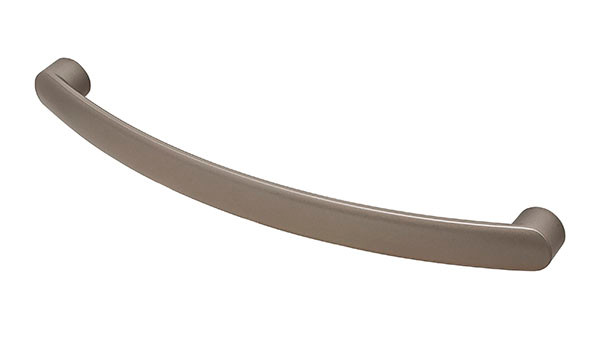 Handle, zinc, antimicrobial, nickel matt, M4, center to center 160mm