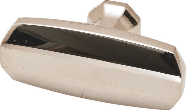 Knob, Paragon, zinc, polished nickel, M4, 44 x 19mm