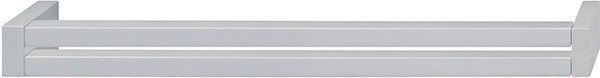 Handle, Bella Italiana, aluminum, silver aluminum, M4, center to center 192mm