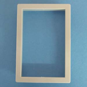 Finishing Grommet 5-13/16" X 3-13/16" (Outlet Access), Light Gray, 100 pcs
