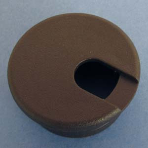 Round Wire Management Grommet Brown 1-1/2", Pkg of 25
