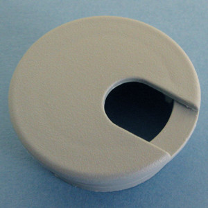 Round Wire Management Grommet Platinum 1-3/4", Pkg of 25