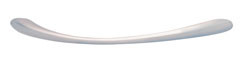 Handle, zinc, brushed nickel, 8-32, center to center 160mm