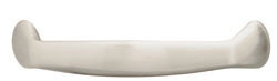 Handle, Bella Italiana, zinc, brushed nickel, M4, center to center 96mm