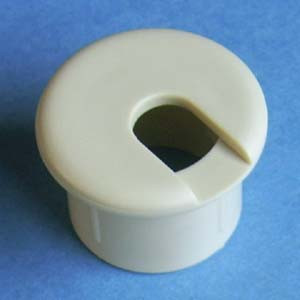 Round Wire Management Grommet Almond 1", Bag of 50