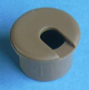 Round Wire Management Grommet Tan 1", Bag of 50