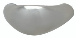 Handle, zinc, stainless steel, M4, 79 X 35 X 34mm, center to center 64mm