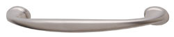 Handle, zinc, nickel matt, M4, 113 x 23 x 12, center to center 96mm