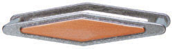 Handle, zinc, pewter / copper, M4, center to center 96mm