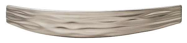 Handle, Strata, zinc, matt nickel, M4, center to center 128mm