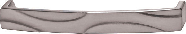 Handle, breakers, zinc, stainless steel look, M4, center to center 160mm