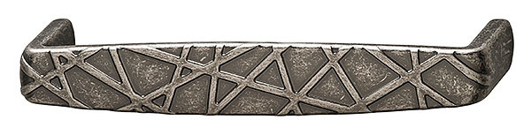 Handle, Springs, zinc, antique pewter, M4, center to center 128mm