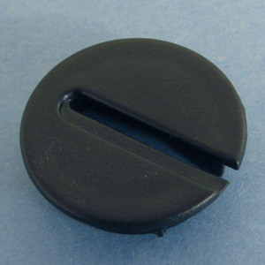 Wire Gripper Grommet Black 1-1/8", Bag of 250