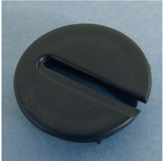Wire Gripper Grommet Black 1-1/8", Bag of 1000