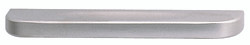 Handle, zinc, nickel satin, M4, center to center 64mm