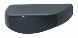 Handle, zinc, black polished, M4, 40 x 26mm, center 32mm