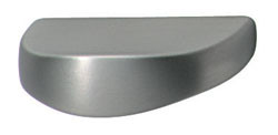Handle, zinc, stainless steel, M4, 40 x 26mm, center to center 32mm