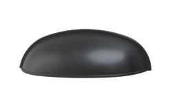 Handle, zinc, dark oil-rubbed bronze, M4, center to center 80mm