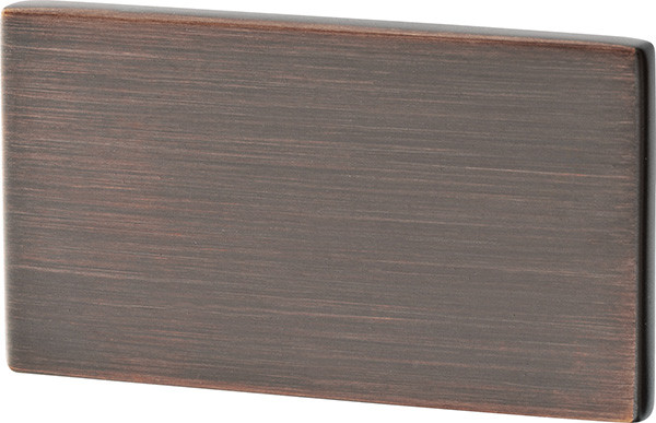 Handle, zinc, oil-rubbed bronze, M4, center to center 16 mm