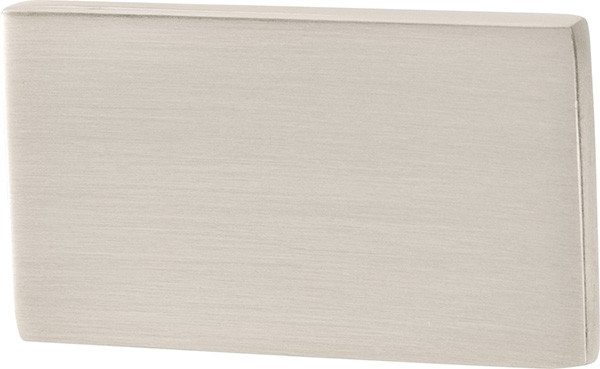 Handle, zinc, satin nickel, M4, center to center 16 mm