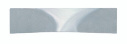 Handle, zinc, brushed nickel, M4, center to center 96mm
