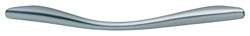 Handle, zinc, chrome matt, M4, 125 x 24mm, center to center 96mm