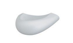 Handle, zinc, silver aluminum, M4, center to center 32mm