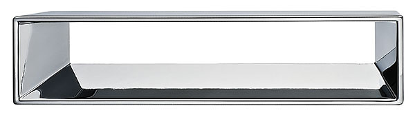 Handle, zinc, polished chrome, M4, center to center 160mm