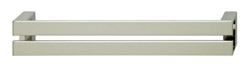Handle, zinc, polished chrome, M4, center to center 320mm
