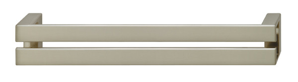 Handle, zinc, brushed nickel, M4, center to center 320mm