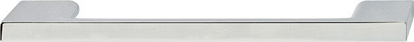 Handle, Bella Italiana, zinc, polished chrome, M4, center to center 160mm