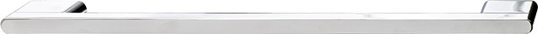 Handle, aluminum, chrome polished, M4, center to center 320mm