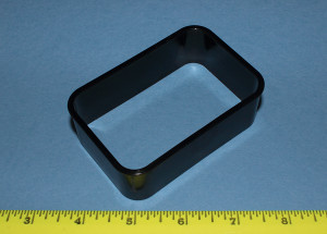 Rectangular Finishing Grommet 2-5/16" X 3-1/2" Black, Pkg of 50