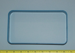 Rectangular Finishing Grommet 4-11/16" X 8-1/8" Blue, Pkg of 1