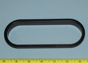 Oval Finishing Grommet 6-1/4″ X 2-3/16″ Inset in dado on counter top or in door or panel, Pkg of 25
